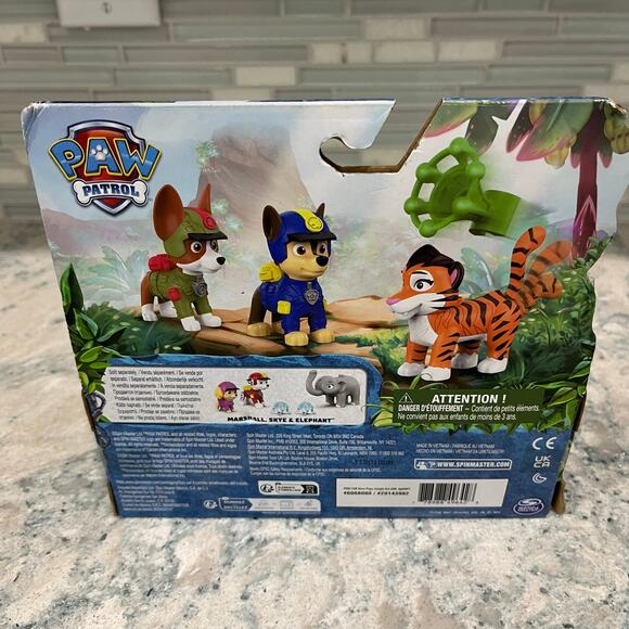 Spin Master Nickelodeon Paw Patrol Jungle Pups Chase Tracker, And Tiger NIB - Picture 4 of 6